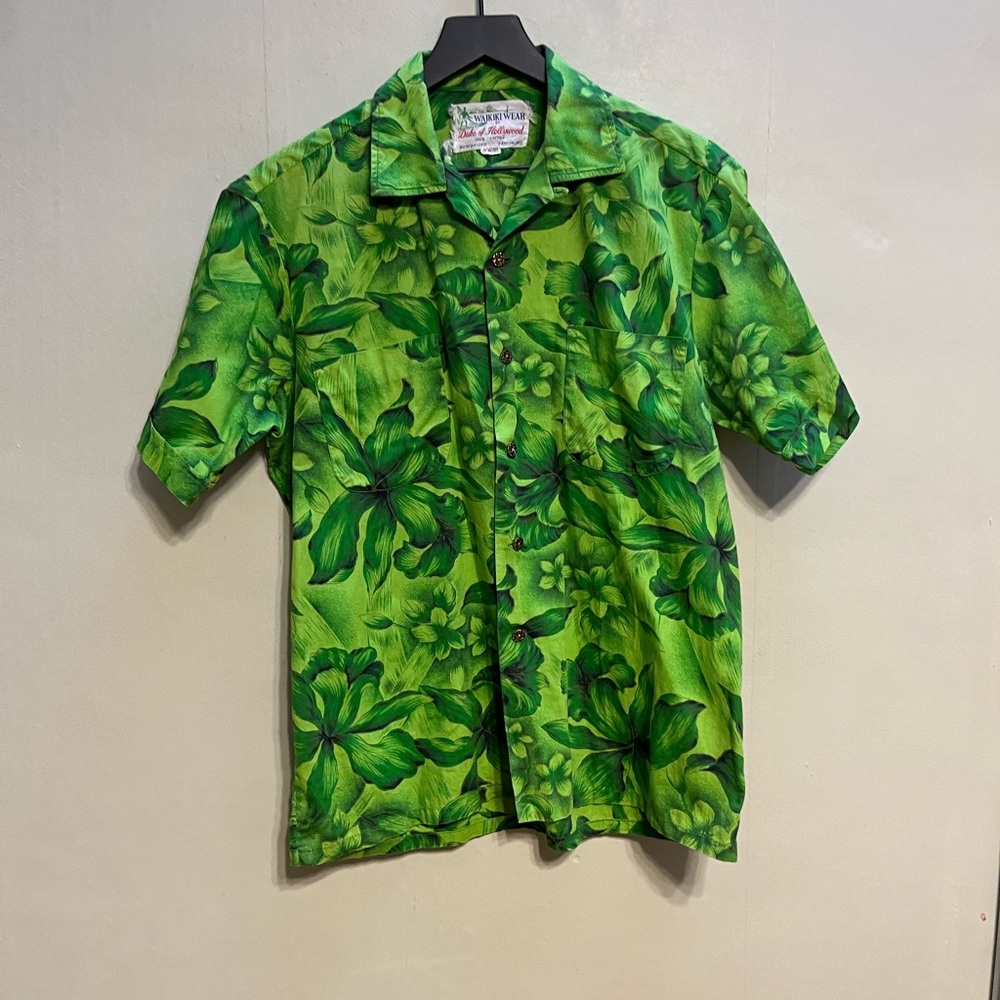 Vintage Dukes of Hawaii metallic 1960’s Hawaiian shirt - Picture 11 of 12